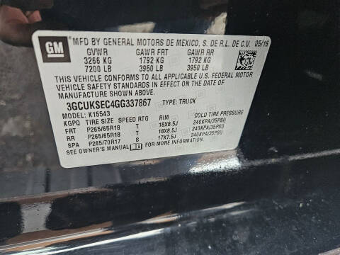 2016 Chevrolet Silverado 1500 LTZ