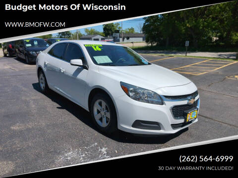 2016 Chevrolet Malibu Limited for sale at Budget Motors of Wisconsin in Racine WI