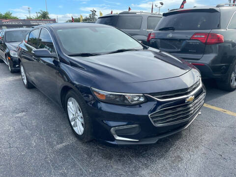2017 Chevrolet Malibu for sale at America Auto Wholesale Inc in Miami FL