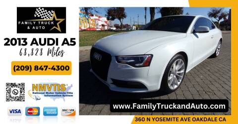 2013 Audi A5 for sale at Family Truck and Auto in Oakdale CA