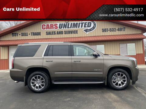2016 GMC Yukon for sale at Cars Unlimited in Marshall MN