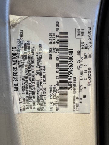 2006 Mercury Grand Marquis