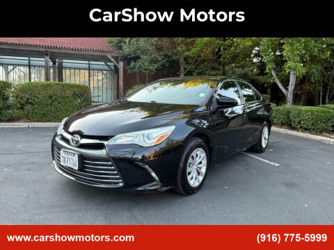 2015 Toyota Camry for sale at CarShow Motors in Sacramento CA