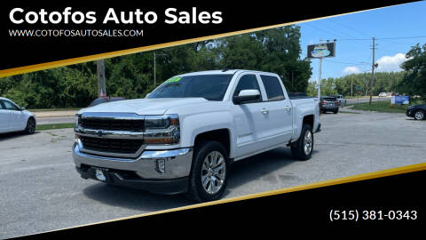 2016 Chevrolet Silverado 1500 for sale at Cotofos Auto Sales in Des Moines IA