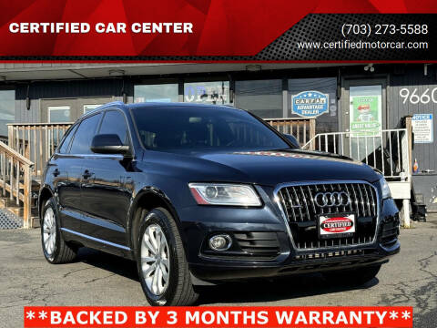 2013 Audi Q5 for sale at CERTIFIED CAR CENTER in Fairfax VA