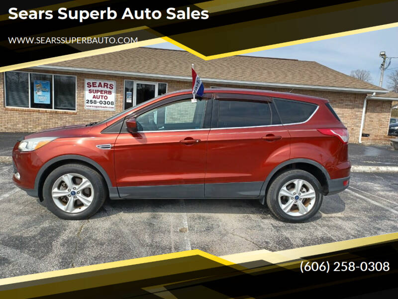 2014 Ford Escape for sale at Sears Superb Auto Sales in Corbin KY