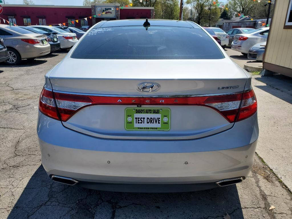 2016 Hyundai Azera for sale at DAGO'S AUTO SALES LLC in Dalton, GA