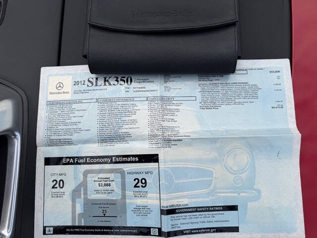 2012 Mercedes-Benz SLK SLK 350