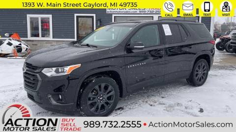 2019 Chevrolet Traverse for sale at Action Motor Sales in Gaylord MI