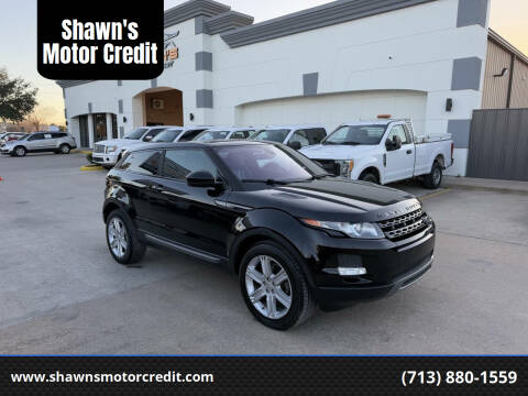 2015 Land Rover Range Rover Evoque Coupe for sale at Shawn's Motor Credit in Houston TX