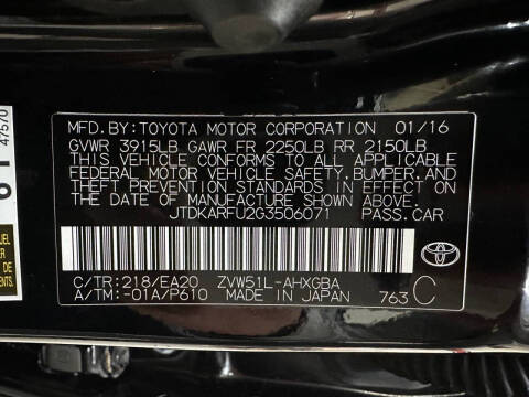 2016 Toyota Prius Four