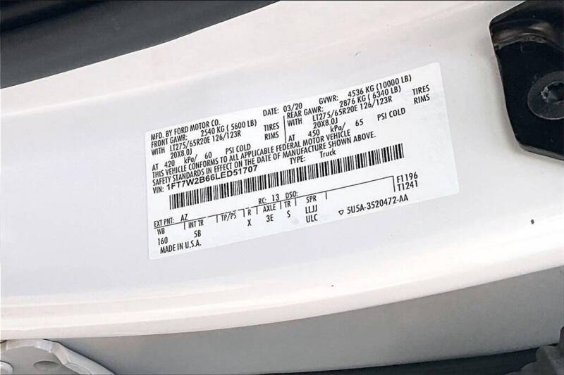 2020 Ford F-250 Super Duty