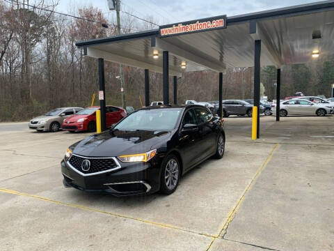 2018 Acura TLX for sale at Inline Auto Sales in Fuquay Varina NC