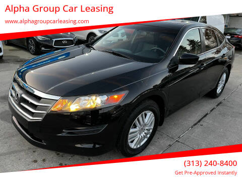 2012 Honda Crosstour for sale at Alpha Group Car Leasing in Redford MI