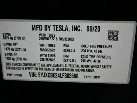 2020 Tesla Model X Long Range