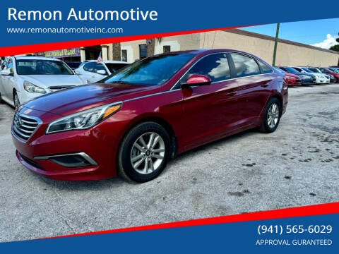 2016 Hyundai Sonata for sale at Remon Automotive in Saint Petersburg FL