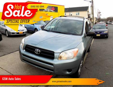 2007 Toyota RAV4 for sale at GSM Auto Sales in Linden NJ