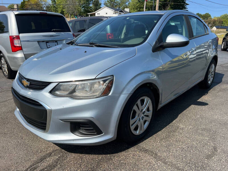 Used 2017 Chevrolet Sonic LS with VIN 1G1JB5SHXH4147759 for sale in Dillonvale, OH