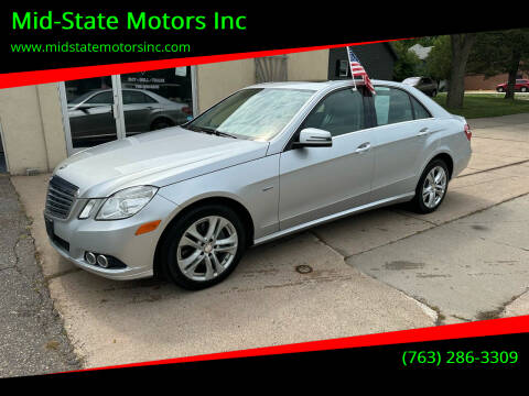 2011 Mercedes-Benz E-Class for sale at Mid-State Motors Inc in Rockford MN