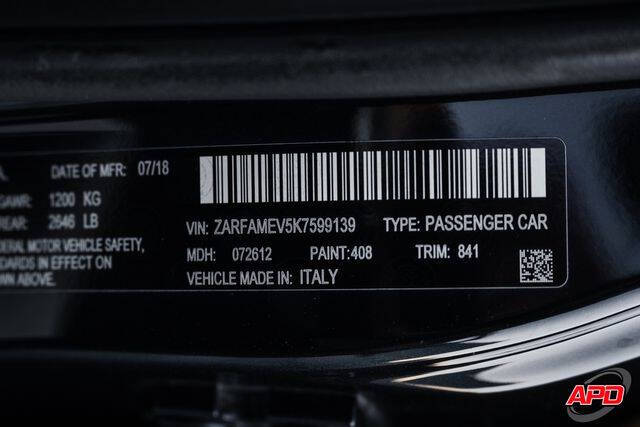 2019 Alfa Romeo Giulia Quadrifoglio