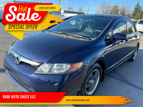 2007 Honda Civic for sale at RABI AUTO SALES LLC in Garden City ID