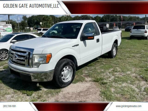 2012 Ford F-150 for sale at GOLDEN GATE AUTOMOTIVE,LLC in Zephyrhills FL