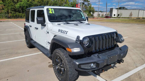 2021 Jeep Wrangler Unlimited for sale at Texas Best RV in Houston TX