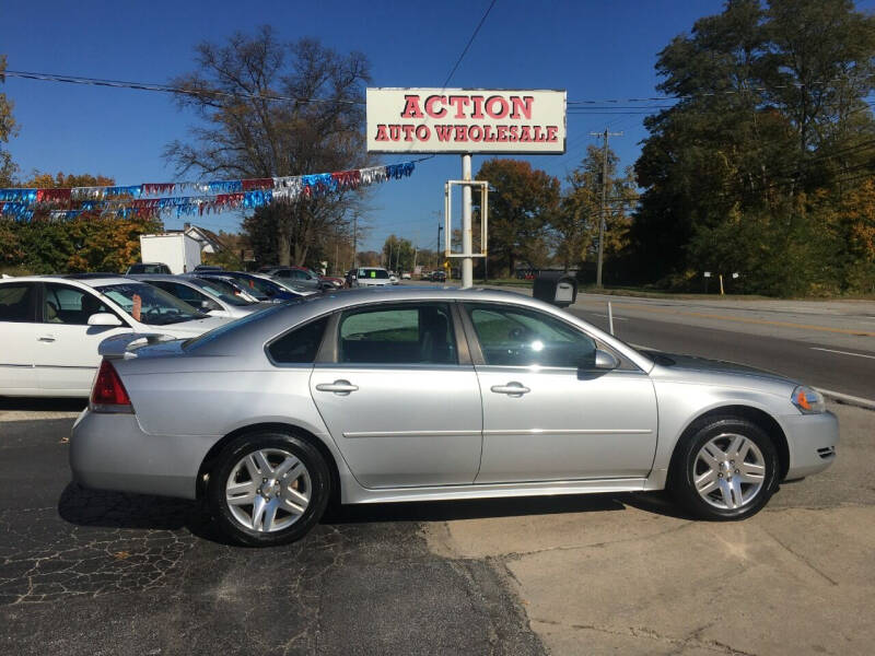 2012 Chevrolet Impala for sale at Action Auto Wholesale in Painesville OH
