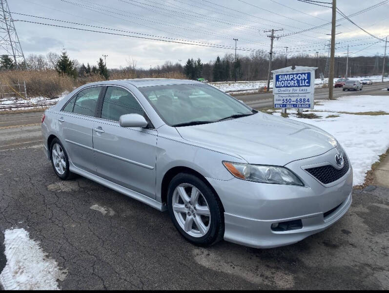 2007 Toyota Camry for sale at SIMPSON MOTORS in Youngstown OH