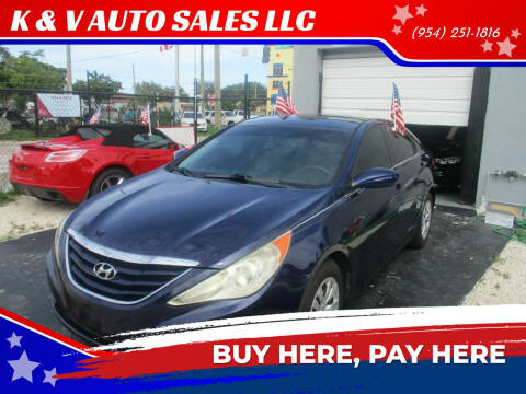 2012 Hyundai Sonata for sale at K & V AUTO SALES LLC in Hollywood FL
