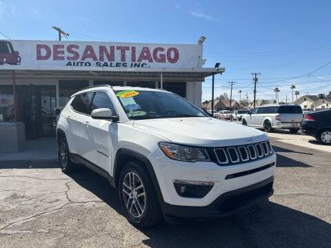 2018 Jeep Compass for sale at DESANTIAGO AUTO SALES in Yuma AZ