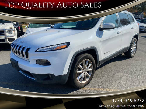 2016 Jeep Cherokee for sale at Top Quality Auto Sales in Westport MA