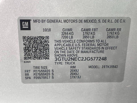 2018 GMC Sierra 1500