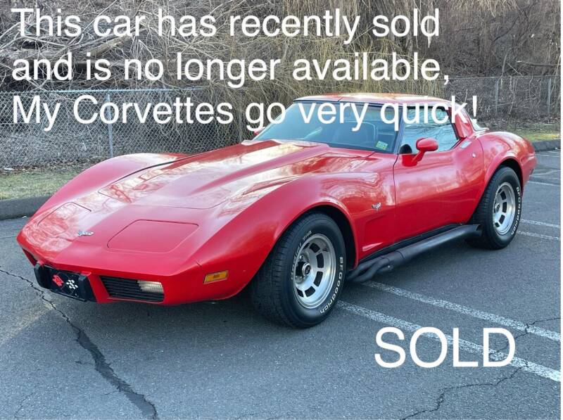 1979 Chevrolet Corvette for sale at Gillespie Car Care (soon to be) Affordable Cars in Hardwick MA