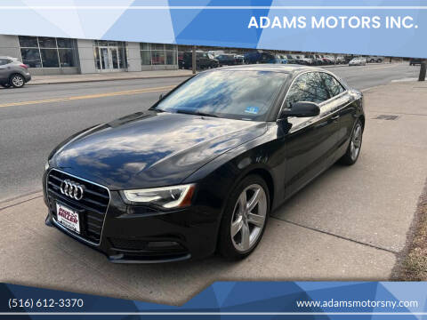 2013 Audi A5 for sale at Adams Motors INC. in Inwood NY