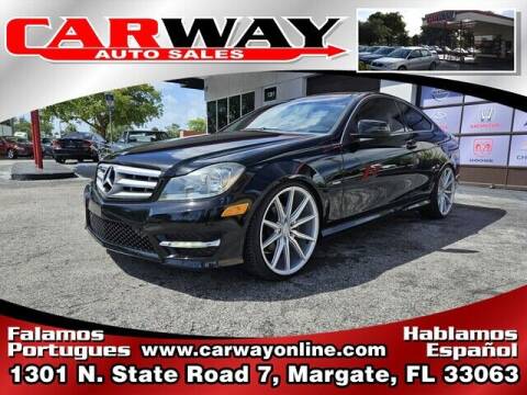 2012 Mercedes-Benz C-Class for sale at CARWAY Auto Sales in Margate FL