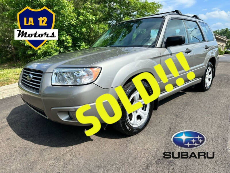 2006 Subaru Forester for sale at LA 12 Motors in Durham NC