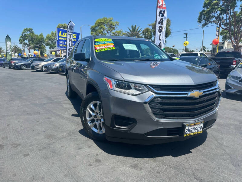 2020 Chevrolet Traverse for sale at Lucas Auto Center 2 in South Gate CA