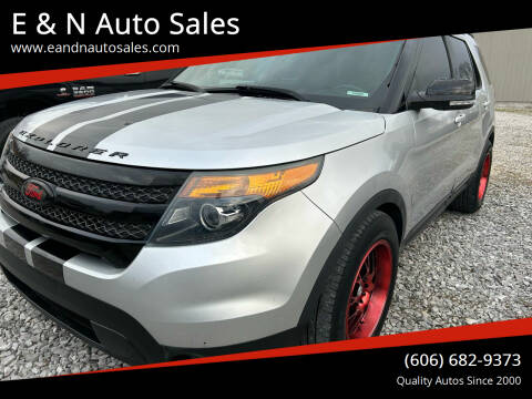 2015 Ford Explorer for sale at E & N Auto Sales in London KY