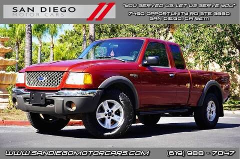 2002 Ford Ranger for sale at San Diego Motor Cars LLC in Spring Valley CA