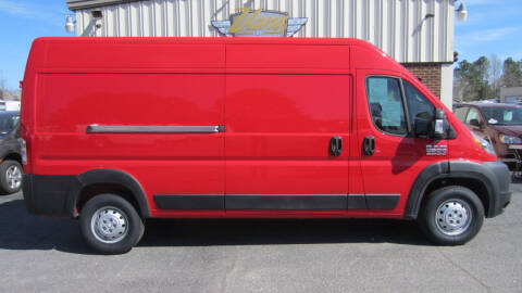 2019 RAM ProMaster for sale at Vans Of Great Bridge in Chesapeake VA