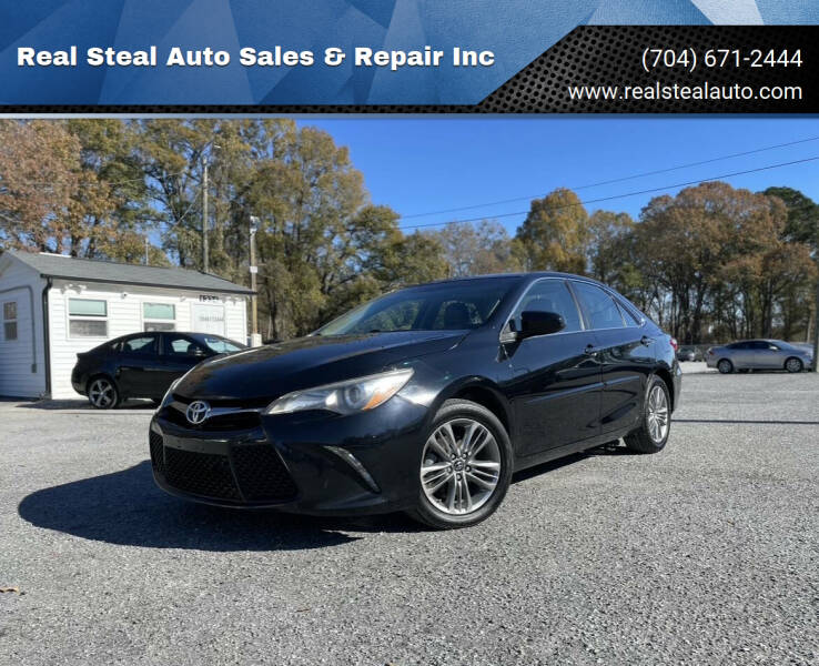 2017 Toyota Camry for sale at Real Steal Auto Sales & Repair Inc in Gastonia NC