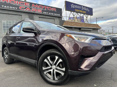 2017 Toyota RAV4 for sale at CHOICE MOTOR CARS INC in Philadelphia PA