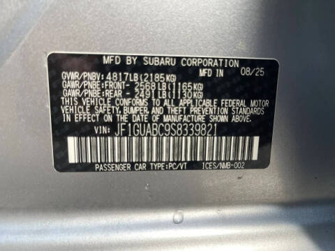 2025 Subaru Impreza