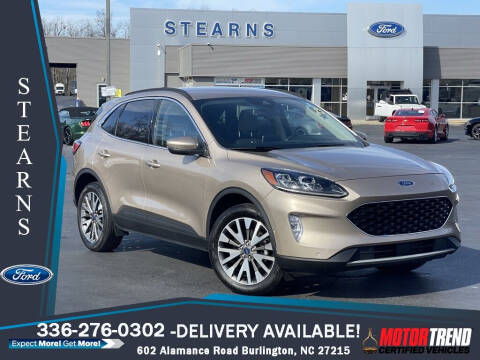 2020 Ford Escape for sale at Stearns Ford in Burlington NC