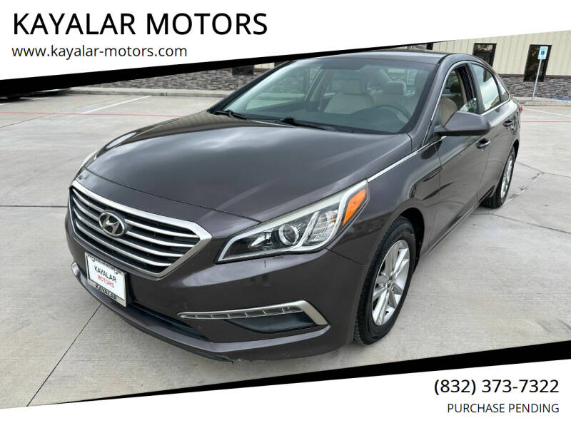 2015 Hyundai Sonata for sale at KAYALAR MOTORS SUPPORT CENTER in Houston TX