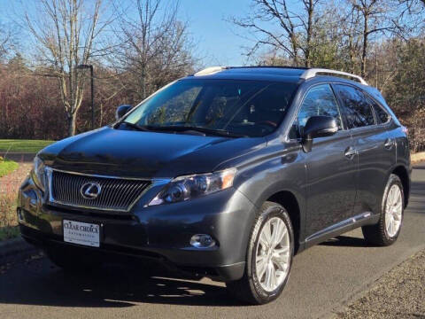 2010 Lexus RX 450h for sale at CLEAR CHOICE AUTOMOTIVE in Milwaukie OR