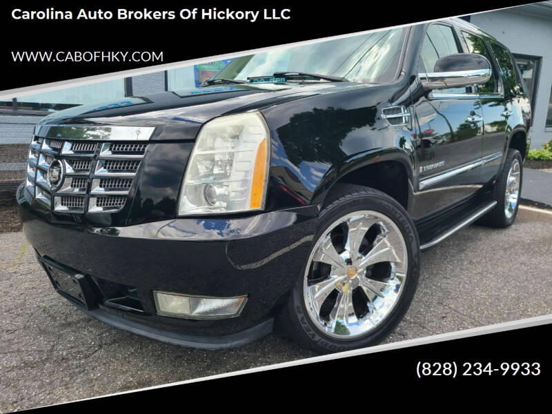 2008 Cadillac Escalade for sale at Carolina Auto Brokers of Hickory LLC in Newton NC