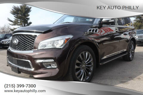 2015 Infiniti QX80 for sale at Key Auto Philly in Philadelphia PA