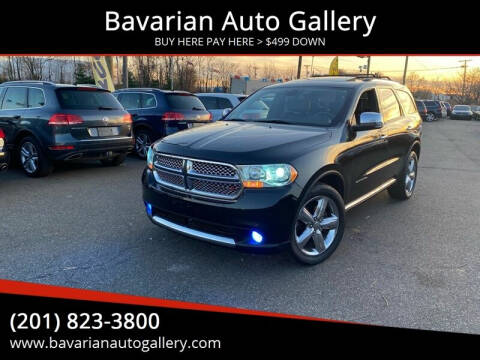 2011 Dodge Durango for sale at Bavarian Auto Gallery in Bayonne NJ